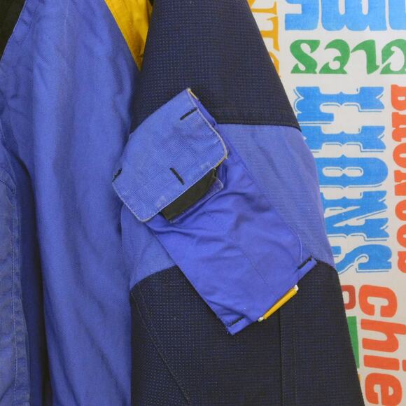 Killy Master Tech Ski Jacket Size 52 US XL 90s Retro Snow Purple Yellow AWT - Picture 7 of 9